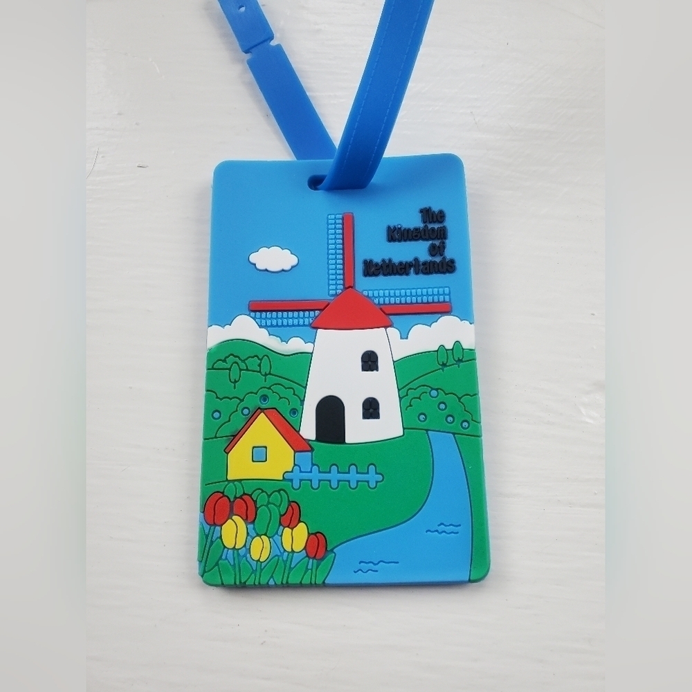 Blue The Kingdom of Netherlands Luggage Tag